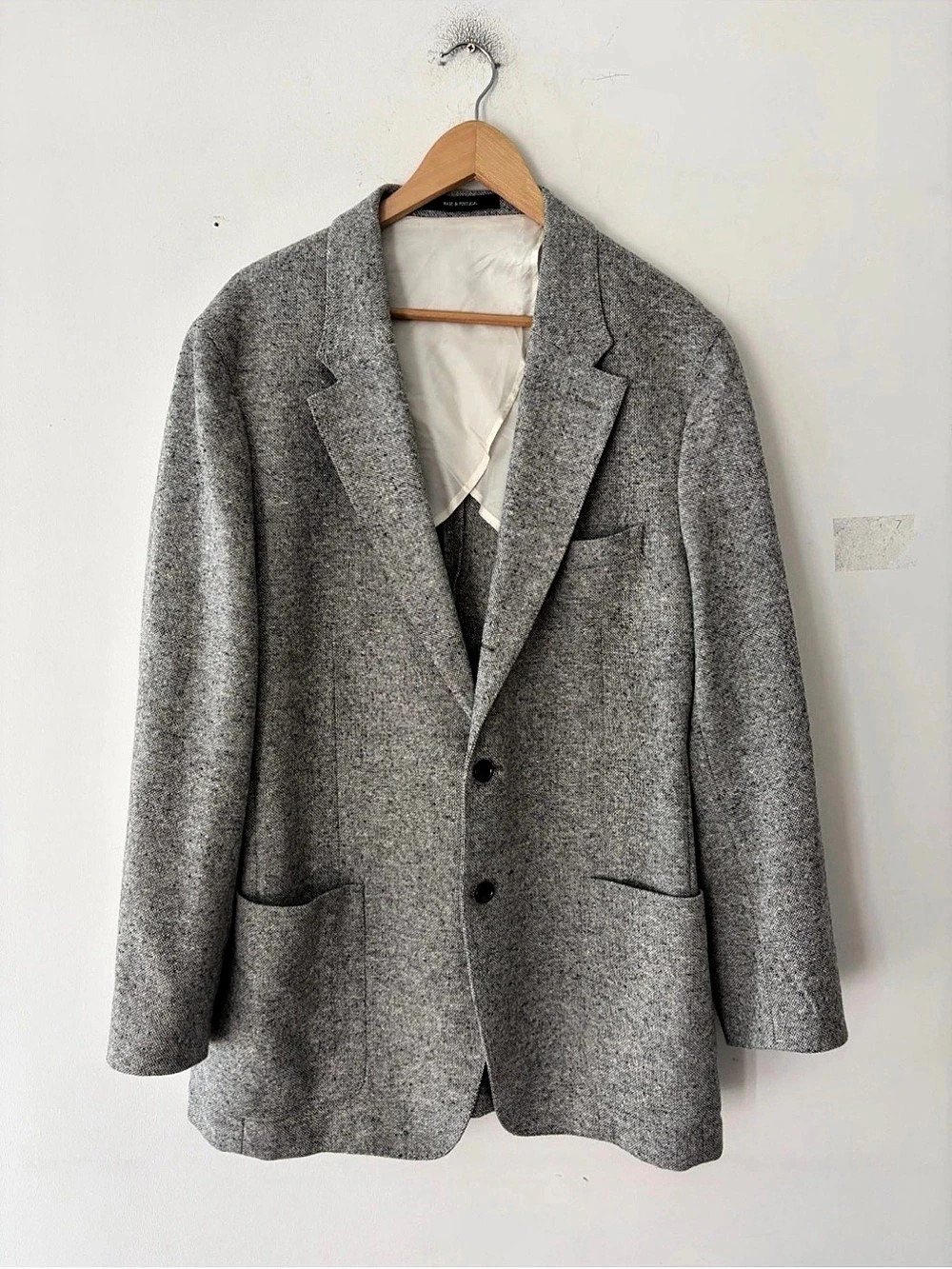 Todd Snyder 23-BL028743 LIGHT GREY Wool Blazer in Gray Size 46R Like New